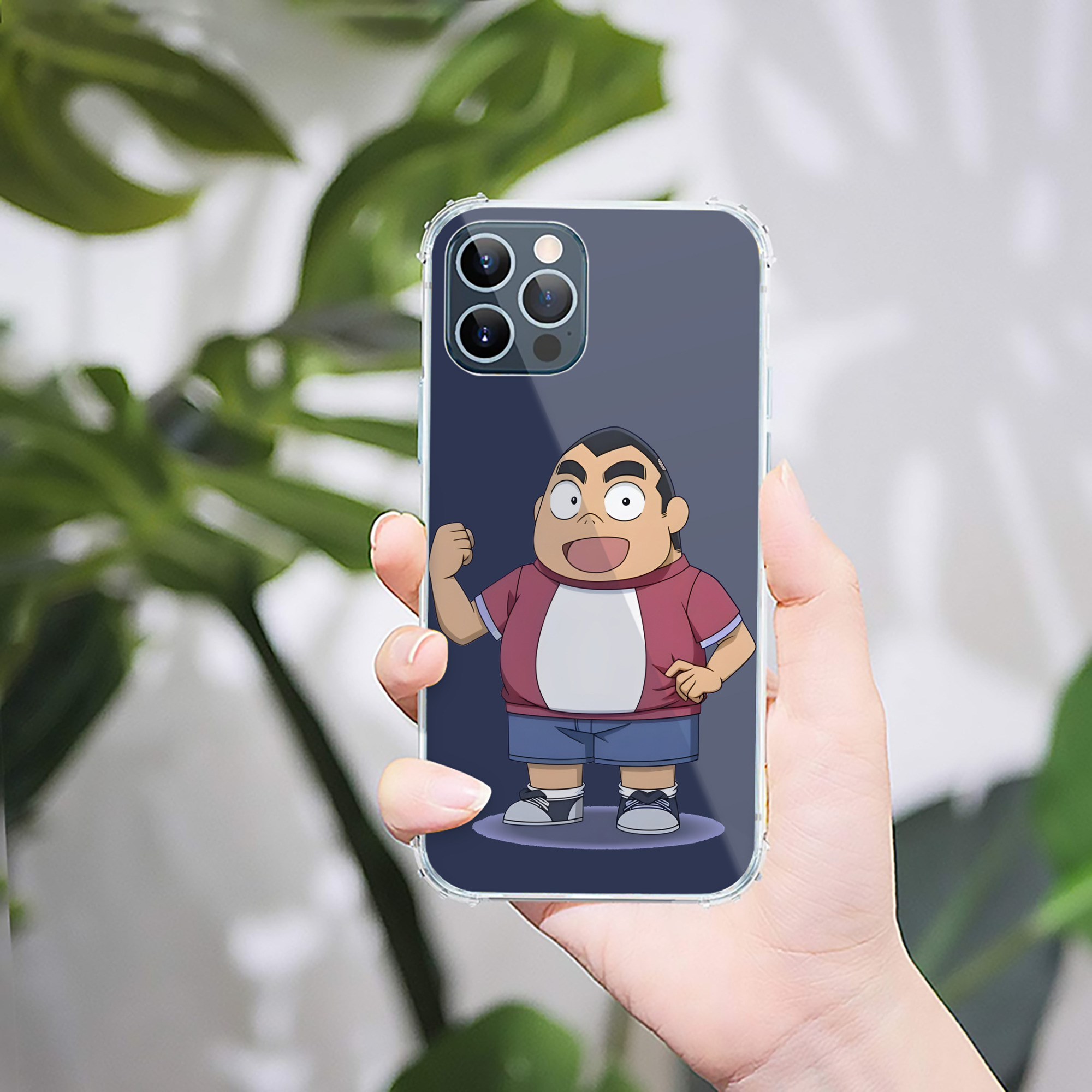 （画像用） 名探偵コナン 小嶋 元太 こじま げんた Detective Conan Kojima Genta 【iPhone 12シリーズ対応】透明スマホケース（クリアソフトケース）